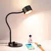 Lâmpada de Mesa LED com Sensor de Luz para Proteção dos Olhos para Sala de Estar e Quarto, Lâmpada de Mesa LED USB para Leitura e Estudo, Lâmpada de Mesa LED Regulável para Estudo, Padrão Nacional AA