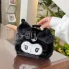 Bolsa de Maquiagem Fofa de Grande Capacidade Outono e Inverno Bolsa de Pelúcia Doce Japonesa Bolsa de Armazenamento Portátil Portátil