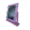 Espejo de Tocador Grande LED con Luz de Relleno para Escritorio, Estilo Ins para Uso en Casa, Espejo de Maquillaje Exquisito con Bombilla