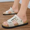 Sandalias de Verano para Hombre con Suela Gruesa, Transpirables, Pantuflas de Exterior, Tallas Grandes para Hombre, Zapatos Deportivos para Exteriores, Playa, Transfronterizos