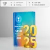 Trofeo Personalizable Color Cristal Metálico 2025 para Reunión Anual de Empleados Premios de Aniversario Competencia Medalla Creativa Personalizable
