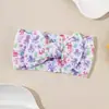 Faixas de Cabelo e Acessórios de Cabelo Infantis Estampadas Transfronteiriças da Amazon, Faixas de Cabeça para Bebê, Faixas de Cabelo Largas com Laço para Bebês