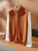 Colete de Cashmere Masculino 100% Cashmere Puro Moda para o Trabalho Casual Cor Sólida Mais Fácil de Combinar Colete de Tricô Sem Mangas
