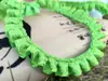 Encaje Satinado Colorido de 2.5 cm Encaje a Juego Ropa para Muñecas Juguete Accesorios de Ropa Encaje Fruncido de Descuento