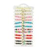 Amazon Venta Caliente Transfronteriza Pulsera de Aleación Multicolor Delfín Aceite con Cuentas de Cristal Pulsera de Amistad Dibujos Animados Niño Niña