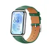 Adecuado para correa de cuero genuino Huawei Band 11, conector metálico Huawei 11 Pro, correa de cuero genuino de piel de vaca de capa superior