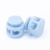 Clips de Resorte Coloridos de Doble Agujero para Ropa, Cinturillas de Sombreros y Pantalones, Cordones de Zapatos, Hebillas Ajustables para Bolsos y Chaquetas, Clips Redondos de Nariz de Cerdo