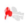 Coche eléctrico motocicleta energía eólica aeronave pequeña energía eólica luz LED emisora de luz adornos para coche de aeronave pequeña