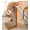 Papel Corrugado Tipo L Rascador para Gatos Vertical Bola de Pelo Marco de Escalada para Gatos Molienda de Uñas Desdén Juguete para Gatos Resistente al Desgaste Resistente a los Arañazos Venta al Por Mayor
