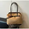 Bolsa Retro Esmerilada de Gama Alta para Mujer 2025 Nuevo Bolso de Hombro/Axila Versátil para el Trabajo de Moda Bolso Tote Pequeño Súper Popular