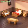 Novo produto transfronteiriço micro-paisagem Sudeste Asiático série de móveis realistas cenário de casa de bonecas decorações DIY pequenos ornamentos de mesa