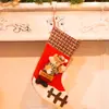 Decoración Navideña Nueva 2025 Muñeco Sin Rostro Colgante de Calcetín Navideño Bolsa de Regalo Navideño de Papá Noel para Niños