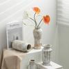 Shumen Vintage Estilo Sedoso Cerâmica Decoração Vaso de Flores Secas Entrada Sala de Estar Pousada Ornamentos de Flores Luxo Leve de Alta Qualidade