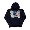 Sudadera con capucha estampada de estilo Y2K para otoño e invierno, nueva, transfronteriza europea y americana, con cuello de pelo, holgada y moderna, para hombre y mujer