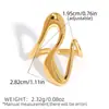 Anillos con un Toque de Lujo de Nicho, Empaque de Joyería Estilo Ins de Lujo Ligero, Diseño de Línea Geométrica para Mujeres, Venta al por Mayor Transfronteriza de Verano