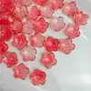 Flor de Cinco Pétalos con Borde Dorado de Acrílico de 18 mm Flor Hecha a Mano DIY Pasador de Flor para el Cabello Materiales para Colgante Pulsera Estilo Vintage