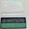 Kit de brocas para unhas de diamante 30 peças caixa verde broca de esmeril cabeça de polimento pré-processamento ferramentas para unhas