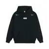 Sudadera con capucha bordada estilo americano de peso pesado para mujer, marca de moda Otoño e Invierno, sudadera con diseño genial, chaqueta holgada con forro polar para pareja