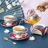 Nuevo Estilo Chino Hueso de China Vela Calentada Café Té Set Té Aromático Set Hogar Té de la Tarde Taza de Té Regalo