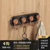 Gancho de porta com ventosa, sem necessidade de furar, forte capacidade de carga, gancho para casaco e chapéu, prateleira de armazenamento para quarto e banheiro, cor de nogueira