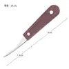 Atacado do Fabricante Aço Inoxidável Imitação de Madeira Faca para Linha de Camarão Faca de Camarão Abertura com Grão de Madeira Costas do Camarão e Faca de Corte de Camarão Descascando Cascas de Camarão Pegando Linha de Camarão Trabalhadores