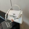 Bolsa de Mão de Alta Qualidade de Pedido Estrangeiro para Mulheres 2025 Nova Moda de Verão Nicho Bolsa Transversal Padrão Crocodilo Bolsa Kelly