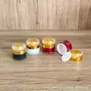 Envase transfronterizo acrílico Cubierta de diamante 5g10g15g20g30g50g delicado blanco brillante botella para crema de día y noche