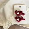 Flor de Amor de Año Nuevo Nian Nian Pinza para el Cabello de Niña Pinza Lateral Pinza para el Flequillo