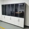 Archivero Hecho a Medida Gabinete de Almacenamiento de Oficina Gabinete de Oficina Práctico Montado en la Pared Archivero de Madera para Documentos
