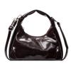 Bolso de Mano Popular Nuevo de Moda Coreana de Cuero Encerado al Aceite para Mujer, Nicho para Viajeros, Versátil, Elegante de Alta Gama, Bandolera