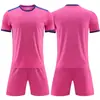 Conjuntos de Uniformes de Fútbol de Fábrica para Niños y Adultos, Ropa de Competición y Entrenamiento, Maillots Deportivos de Secado Rápido, Compra al por Mayor Grupal con Números Impresos