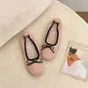 Primeiro Encontro Jifa Sapatos Baixos Femininos com Laço Francês Boca Rasa 2026 Novo Outono Retro Brisa Suave Mocassins