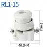 Zheng Hao Zheng Rong RL1-60/100 Fusível de Rosca RL1-15 Base de Fusível Cerâmica 380V 1-60A