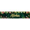 Banner Decorativo para Festa Havaiana Festival Lu'o Dísticos Aloha tiki Bandeira de Carnaval Bandeira para Festa na Praia