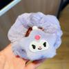 Ligas para el Cabello de Peluche de Dibujos Animados de Otoño e Invierno Sanrio, Scrunchies Elegantes, Cuerdas para el Cabello Dulces de Dibujos Animados, Accesorios para el Cabello