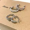 Deixe-me Encantar Zhao Lusi e Xu Yan com o Mesmo Estilo de Luxo Acessível Brincos em Forma de Cobra de Zircônia Novos Brincos e Brincos de Luxo 2025
