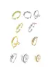 Anillo Giratorio de Plata Tailandesa para la Ansiedad Anillo para el Dedo Índice Multi-Círculo Cuentas de Transferencia Auspicioso Transferencia Moda Coreana Regalo para Novia