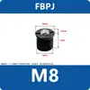 Suministros del Fabricante Perno de Bola con Resorte Roscado, Tornillo de Perno de Resorte, Pasador de Posicionamiento Tipo Brida Fbpjs Fbpj