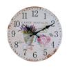 Fábrica de 16 pulgadas al por mayor explosiones transfronterizas reloj de pared retro de madera simple europeo reloj silencioso una generación de cabello