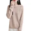 Suéter tejido sin costuras para mujer, cuello redondo, suave y cómodo, capa base de manga larga, corte holgado, efecto adelgazante, top interior cálido para otoño e invierno