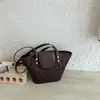 Bolso tipo cesta floral de gran capacidad europeo y americano 2026 nuevo con textura, bolso de hombro y axila tejido casual con textura