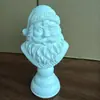 Estátua de Meio Corpo do Papai Noel de Natal Transfronteiriço Artesanato de Feriado Enfeites de Mesa Decorações de Atmosfera para Casa