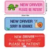 Imanes para Coche Reflectantes Populares Transfronterizos Pegatinas para Coche de Abeja de Panal de Dibujos Animados Prácticas Pegatinas para Parachoques y Carrocería de Conductor Novato