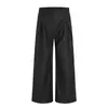 Calças plissadas transfronteiriças em estilo vintage para homens, perfeitas para primavera e verão; calças leves e casuais com caimento fluido e um visual sofisticado e de alta qualidade; calças pantalona de corte curvo