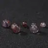 Cuentas Sueltas de Amatista Natural 7A con Múltiples Texturas, Cuentas Redondas de Amatista de Alta Transparencia, Pulsera de Estilo Suave, Collar, Accesorios DIY con Cuentas