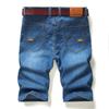 Shorts Jeans Masculinos Stretch 2025 Verão Novo Estilo Coreano Moderno Versátil Solto Reto Comprimento do Joelho Casual Nzk