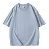 Estilo Verano 2026 Algodón Suave Peso Pesado 260g Oversize Hombro Caído Camiseta 100% Algodón Unisex Manga Corta Camisa Cultural Ropa de Trabajo para Team Building