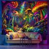 Tapiz Fluorescente UV Transfronterizo de Amazon Planeta Cósmico Planta Fondo Tela Dormitorio Cabecera Tapiz Decorativo