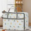 Saco de Embalagem para Mudança Doméstica Saco de Armazenamento de Colcha Desenho Animado Organizador de Saco para Guarda-Roupa Bolsa de Viagem Grande Capacidade Reforçada