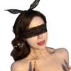 Ropa Interior Sexy Aro para el Cabello con Orejas de Gato Sexy Encaje Máscara para Ojos Lindo Conejo Orejas Accesorios Navideños para el Cabello Sexy Accesorios Pequeños